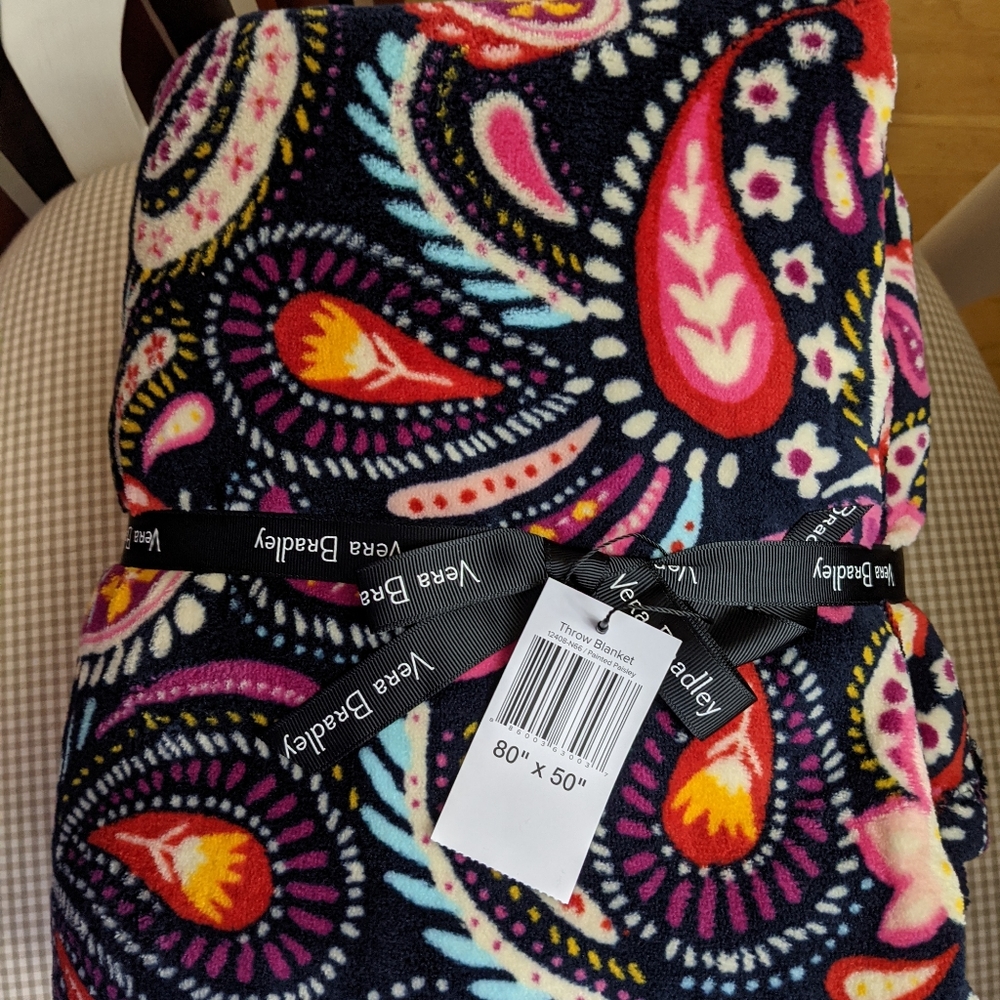 Vera Bradley Painted Paisley Blanket